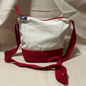 Lands End canvas cross body bag